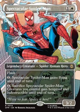 Spectacular Spider-Man (Borderless) (SPM-014) (Foil)