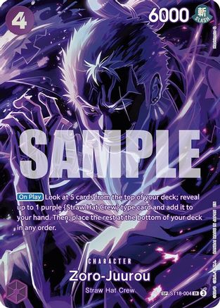 Zoro-Juurou (SP) (ST18-004) (Foil)