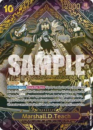 Marshall.D.Teach (SP) (Gold) (OP09-093) (Foil)