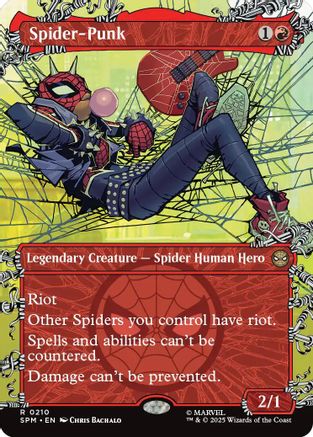 Spider-Punk (0210) (Borderless) (SPM-210) (Foil)