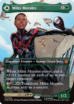 Miles Morales (0234) (Borderless) (SPM-234) (Foil)