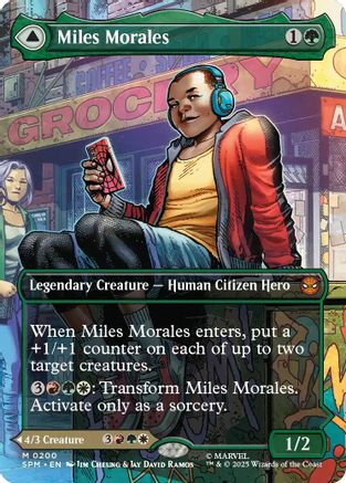 Miles Morales (0200) (Borderless) (SPM-200) (Foil)