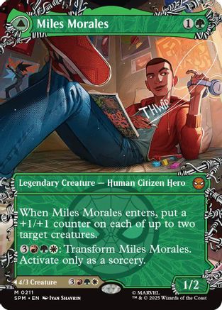 Miles Morales (0211) (Borderless) (SPM-211) (Foil)
