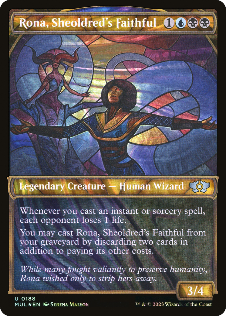 Rona, Sheoldred's Faithful (MUL-188) (Showcase) (Halo Foil)