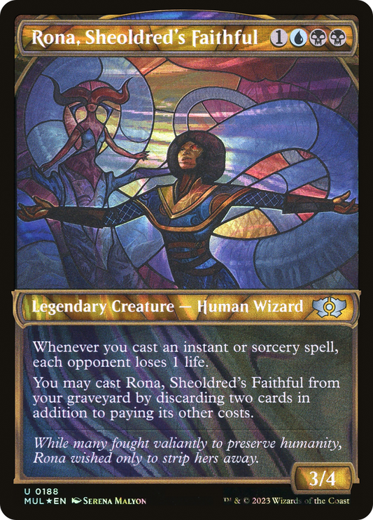 Rona, Sheoldred's Faithful (MUL-188) (Showcase) (Halo Foil)