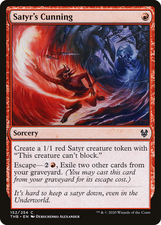 Satyr's Cunning (THB-152) (Foil)