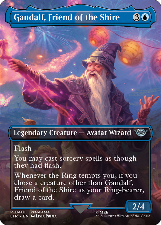 Gandalf, Friend of the Shire (LTR-401) (Borderless) (Foil)