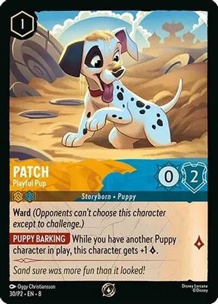 Patch - Playful Pup (DLPC-030) (Cold Foil)