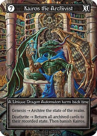 Kairos the Archivist (Foil) [Dragonlord]