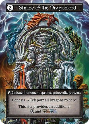 Shrine of the Dragonlord (Foil) [Dragonlord]