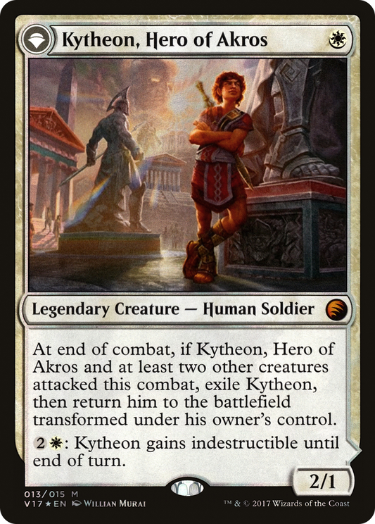 Kytheon, Hero of Akros // Gideon, Battle-Forged (V17-013) (Foil)