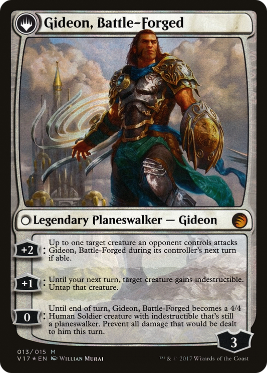 Kytheon, Hero of Akros // Gideon, Battle-Forged (V17-013) (Foil)