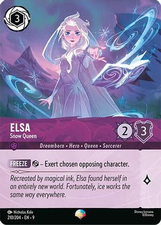 Elsa - Snow Queen (Epic) (9-210) (Holofoil)