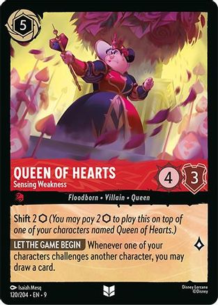 Queen of Hearts - Sensing Weakness (9-120)