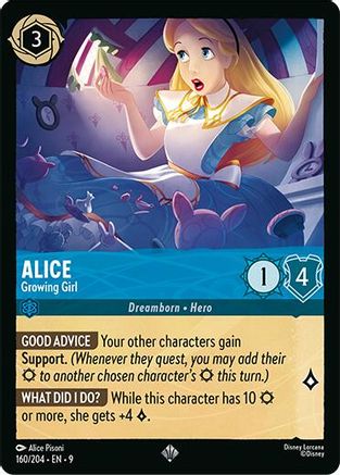 Alice - Growing Girl (9-160) (Cold Foil)