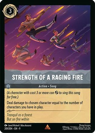 Strength of a Raging Fire (9-201) (Cold Foil)
