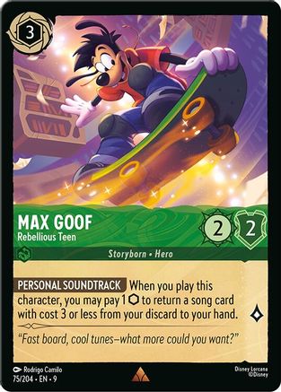 Max Goof - Rebellious Teen (9-075) (Cold Foil)