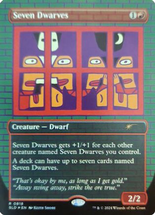 Seven Dwarves (0818) (Rainbow Foil) (SLD-818)