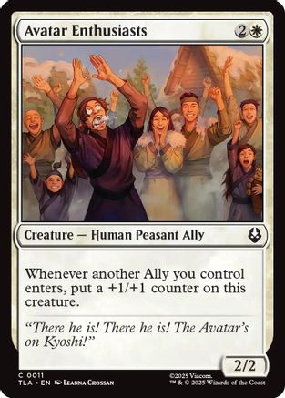 Avatar Enthusiasts (TLA-011) (Foil)