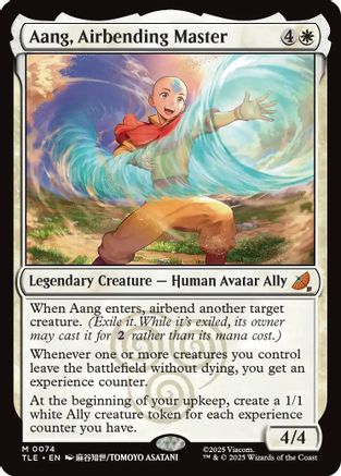 Aang, Airbending Master (TLE-074) (Foil)