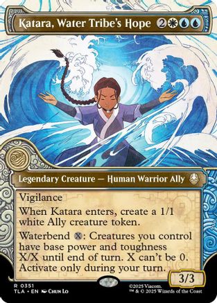 Katara, Water Tribe's Hope (Showcase) (TLA-351) (Foil)