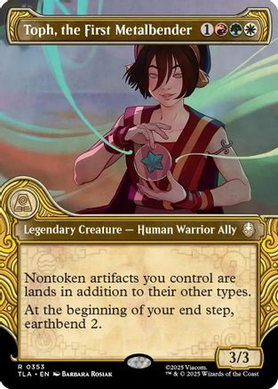 Toph, the First Metalbender (Showcase) (TLA-353) (Foil)