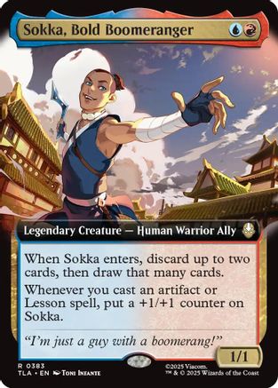 Sokka, Bold Boomeranger (Extended Art) (TLA-383)