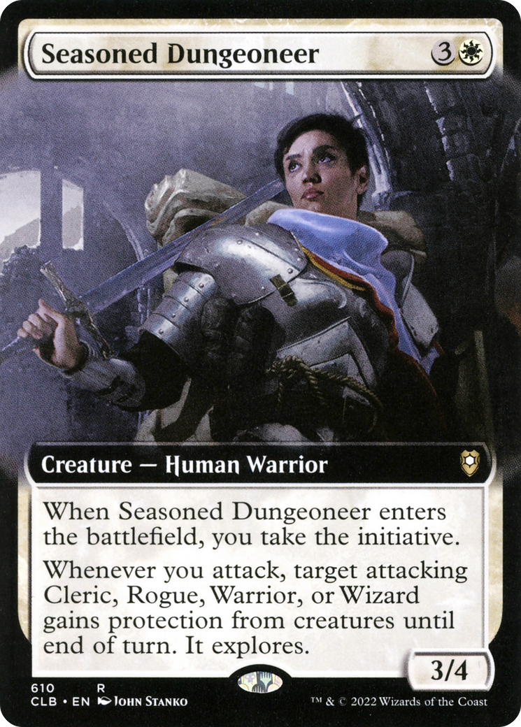 Seasoned Dungeoneer (CLB-610) (Extended Art)