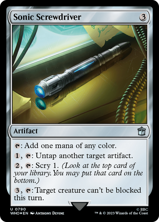 Sonic Screwdriver (WHO-790) (Surge Foil)