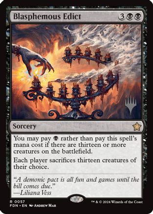 Blasphemous Edict (PPEOE-057) (Foil)