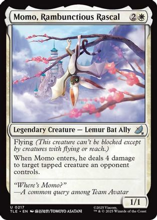 Momo, Rambunctious Rascal (TLE-217) (Foil)