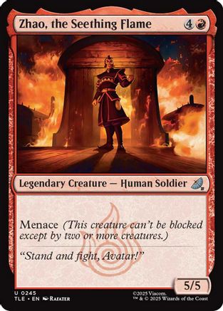 Zhao, the Seething Flame (TLE-245) (Foil)