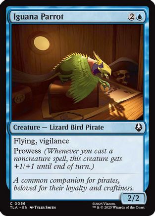 Iguana Parrot (TLA-056) (Foil)