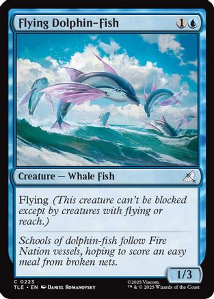 Flying Dolphin-Fish (TLE-223) (Foil)