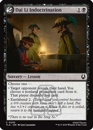 Dai Li Indoctrination (TLA-093) (Foil)