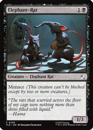 Elephant-Rat (TLE-228) (Foil)