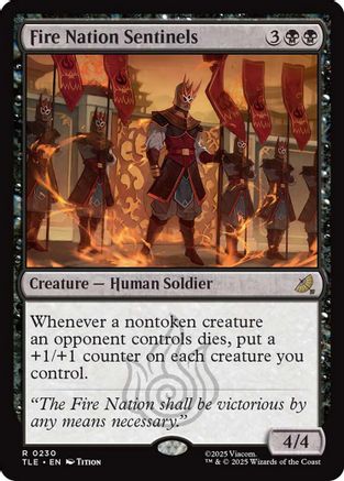 Fire Nation Sentinels (TLE-230) (Foil)