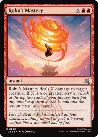 Roku's Mastery (TLE-243) (Foil)