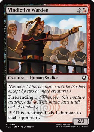 Vindictive Warden (TLA-249) (Foil)