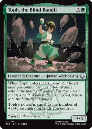 Toph, the Blind Bandit (TLA-198) (Foil)