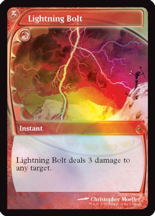 Lightning Bolt (Retro Frame) (SLD-001) (Foil)