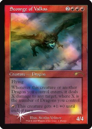 Scourge of Valkas (Retro Frame) (SLD-002) (Foil)