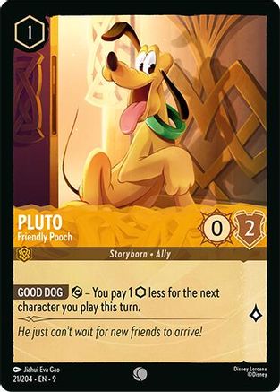 Pluto - Friendly Pooch (9-021) (Cold Foil)