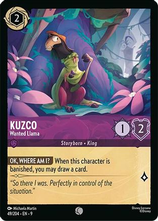 Kuzco - Wanted Llama (9-049)