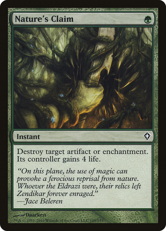 Nature's Claim (WWK-108) (Foil)