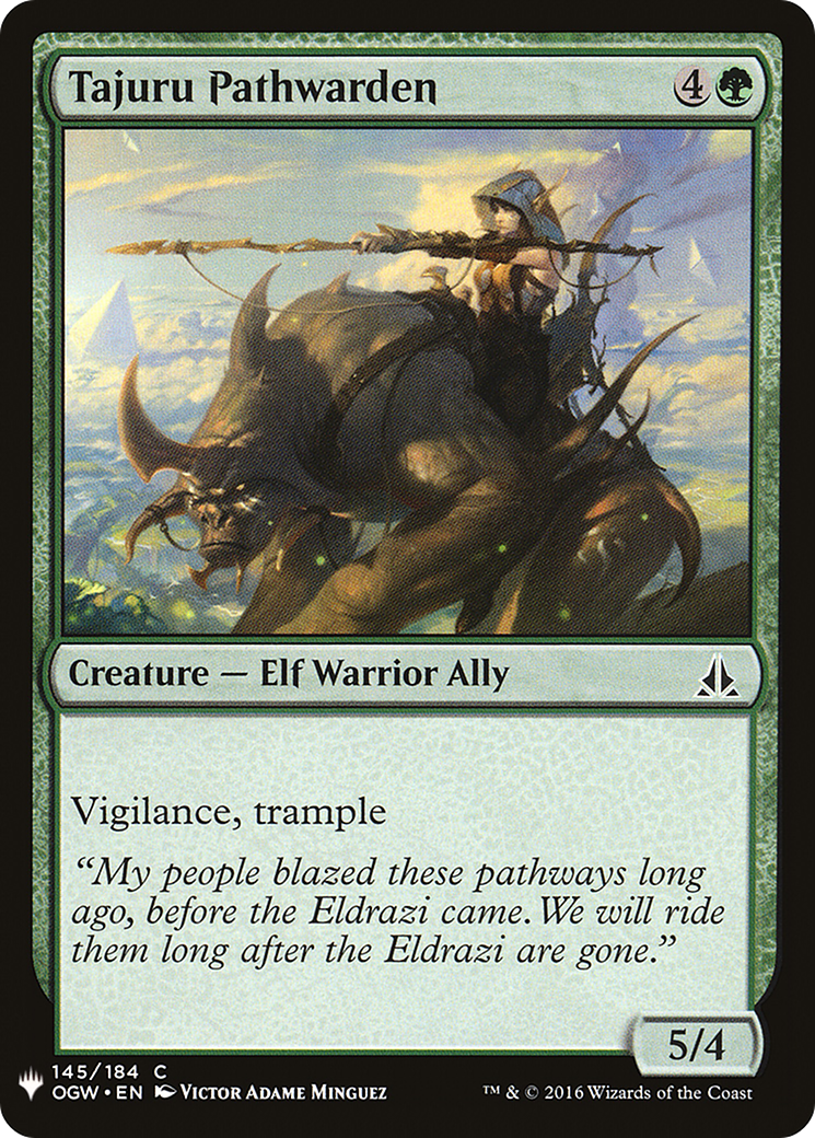 Tajuru Pathwarden (LIST-OGW-145)