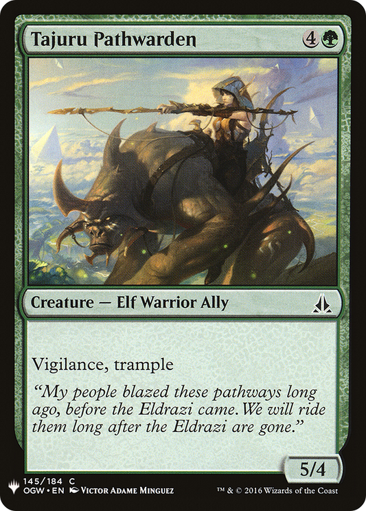 Tajuru Pathwarden (LIST-OGW-145)