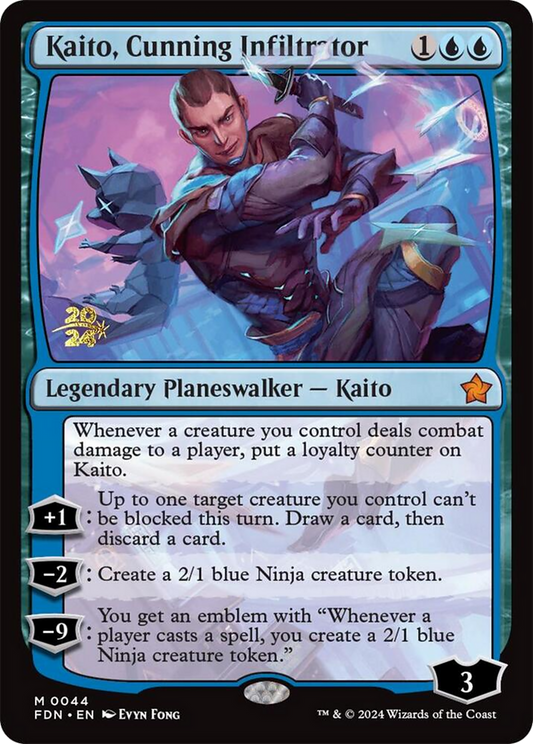 Kaito, Cunning Infiltrator (PRE-44S) (Foil)