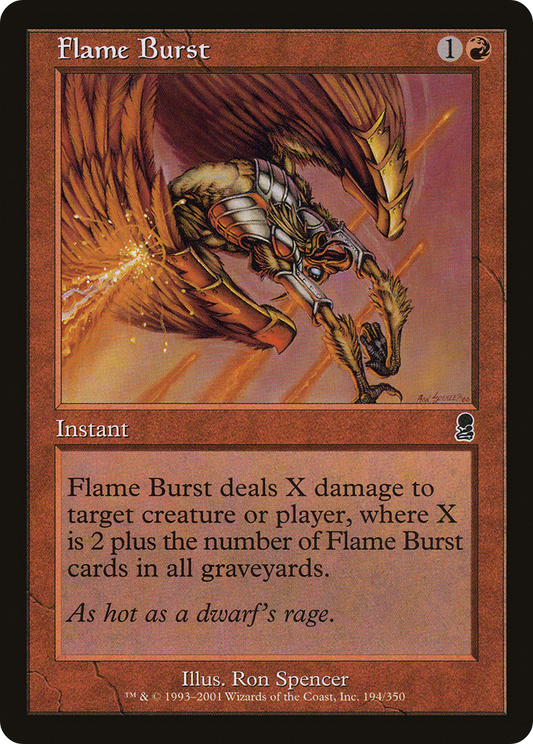 Flame Burst (ODY-194) (Foil)