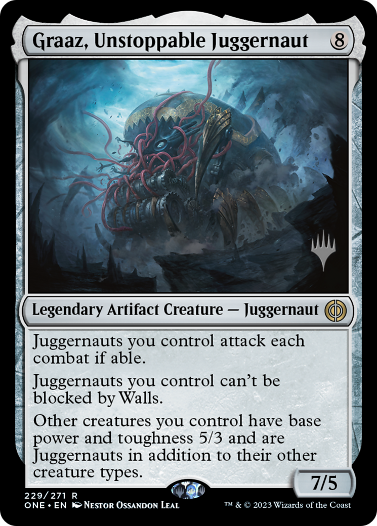 Graaz, Unstoppable Juggernaut (PPONE-229P) (Foil)